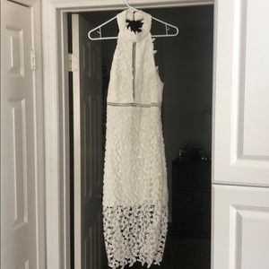 Bardot White midi dress